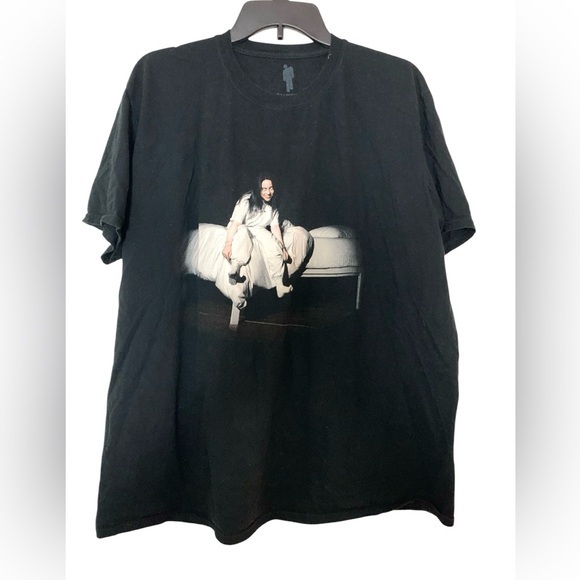 Vintage Billie Eilish Official Sweet Dreams Tee Top T-shirt Black Extra Large - Picture 1 of 11